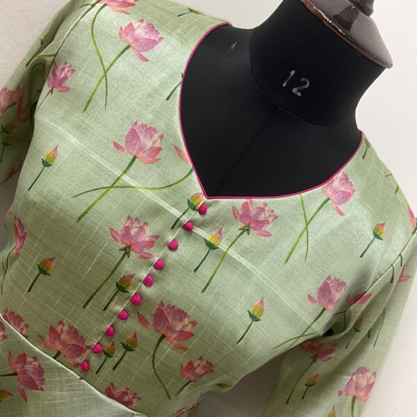Tussar Silk Dress - Image 3